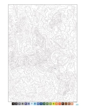 Set de cuaderno Hachette Colorea y descubre el misterio Disney 1 pieza