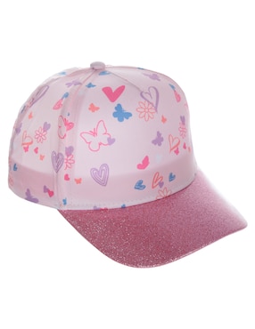 Gorra Visera Curva Velcro Piquenique Para Niña