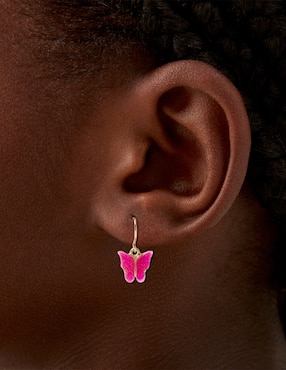 Set de aretes de mariposa Claire´s