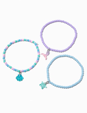 Set Pulsera Claire's Con Acabado Brillante