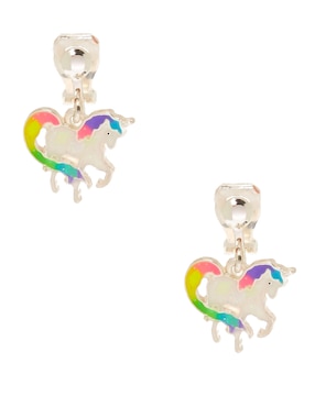 Aretes Cortos De Unicornio Claire´s