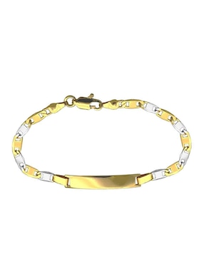 Pulsera Horoz De 18 K Con Acabado Chapa De Oro