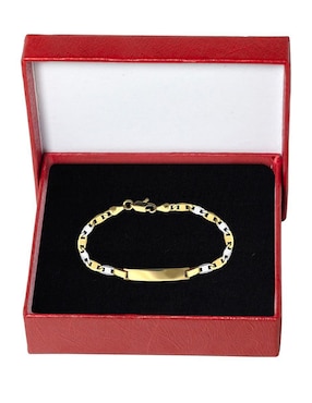 Pulsera Horoz 18 K con acabado chapa de oro