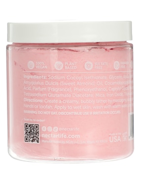 Gel para barba y rostro limpiador nourishing whipped soap Néctar