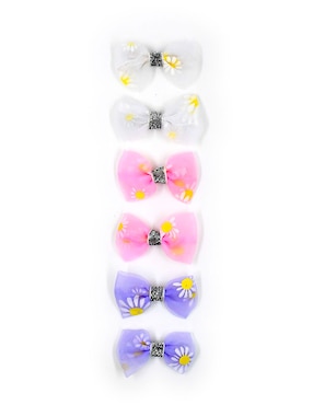 Set De 6 Moños Para Cabello Claire's