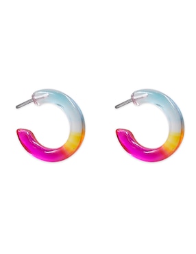 Aretes circulares Claire´s con acabado mate