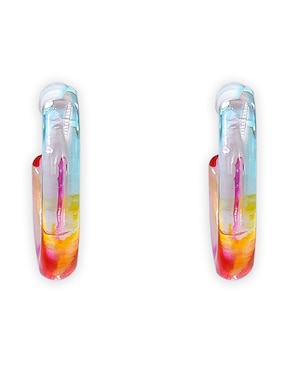 Aretes circulares Claire´s con acabado mate