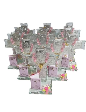 Cruz cristal de recuerdo para bautizo Limerence by Claudia Herrera