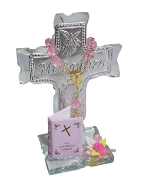 Cruz cristal de recuerdo para bautizo Limerence by Claudia Herrera