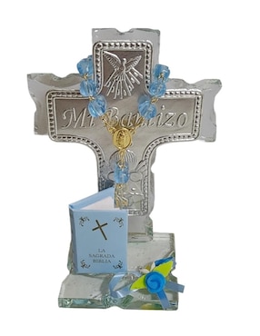 Cruz cristal de recuerdo para bautizo Limerence by Claudia Herrera
