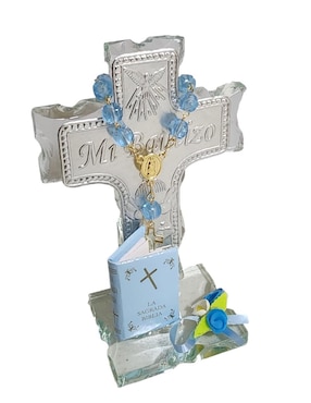 Cruz cristal de recuerdo para bautizo Limerence by Claudia Herrera