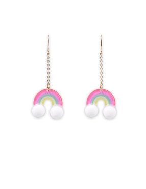 Aretes de arcoíris Claire´s con acabado brillante
