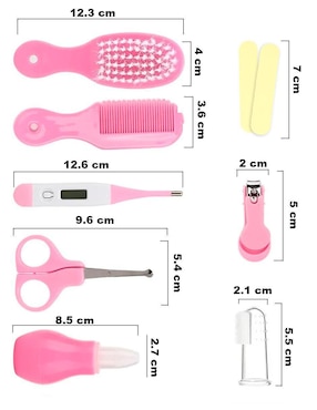 Set pedicure manual Likepink Baby pink con 8 piezas