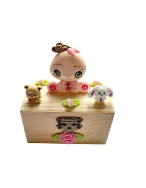 Caja de recuerdo para bautizo Limerence by Claudia Herrera