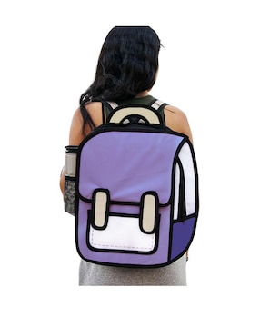 Mochila casual Upfront Store impermeable para niña