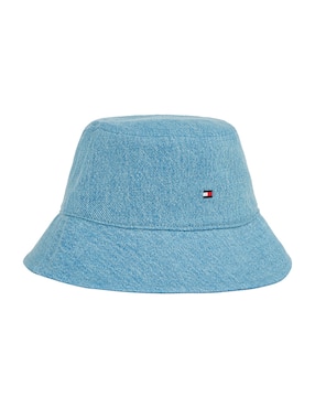 Gorro Bucket Tommy Hilfiger Small Flag Demin Para Niña