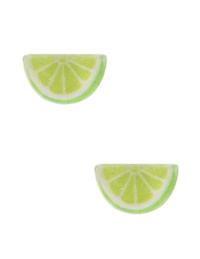 Aretes frutales Claire´s con acabado mate