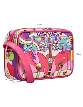 Bolsa crossbody Piagui Car Lover para niña
