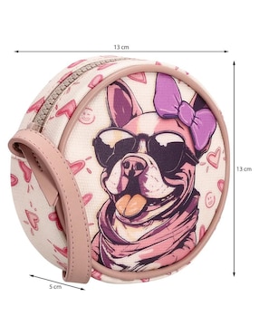 Bolsa crossbody Piagui Dog Lover para niña