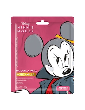 Mascarilla Facial Individual De Manzanilla Minnie Mouse Para Acné Disney 30 G