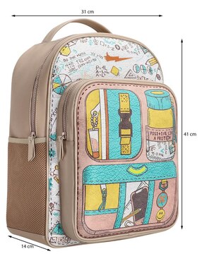 Mochila casual Piagui Geobela para niña