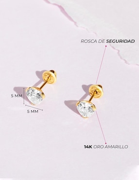 Broqueles In Season Jewelry de oro con acabado brillante fantasía