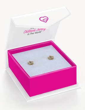Broqueles de estrella In Season Jewelry de oro con acabado brillante