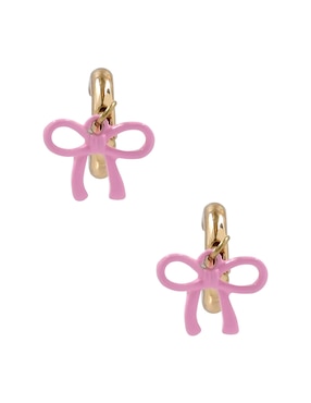 Aretes de moño Claire´s con acabado brillante