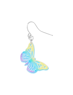 Aretes de mariposa Claire´s con acabado brillante