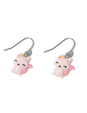 Aretes de zorro Claire´s con acabado mate