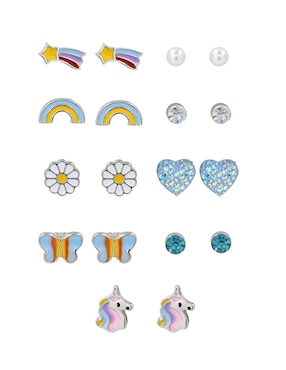 Set de aretes Claire´S con acabado brillante