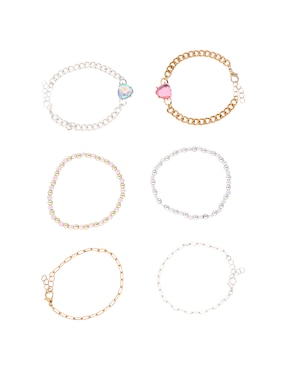 Set de pulsera That's It con acabado brillante