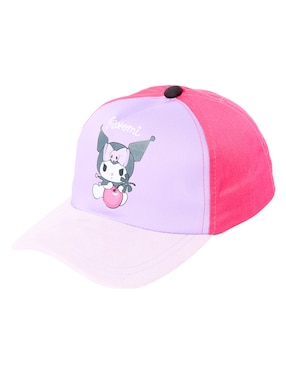 Gorra visera curva snapback Hello Kitty para niña