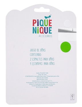 Set de manicure manual Piquenique Story Mermaids con 3 piezas