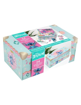 Calendario adviento Stitch rectangular con 24 piezas