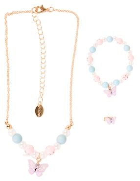 Collar, pulsera y anillo Claire's