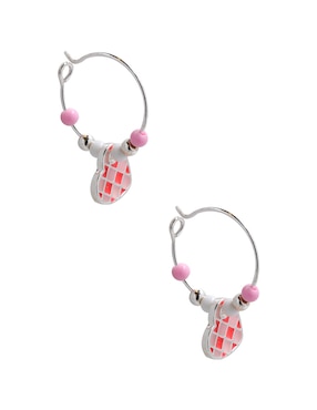 Arracadas de corazón Claire´s con acabado brillante