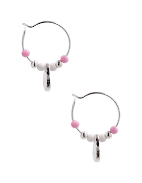 Arracadas de corazón Claire´s con acabado brillante