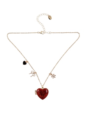 Collar con dije de corazón Claire´S