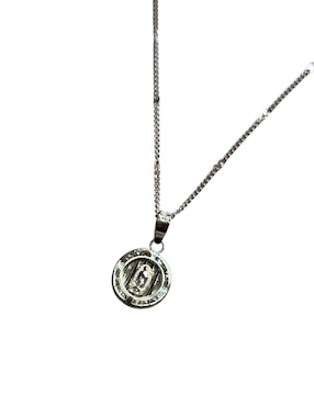 Medalla y cadena Virgen de Guadalupe Limerence By Claudia Herrera de plata P 925