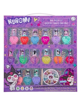 Set decoración uñas Kuromi Berry Hip