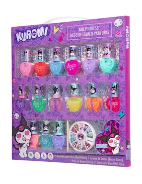 Set decoración uñas Kuromi Berry Hip
