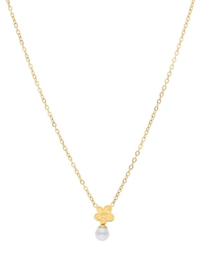 Collar con dije de flor Nuvi