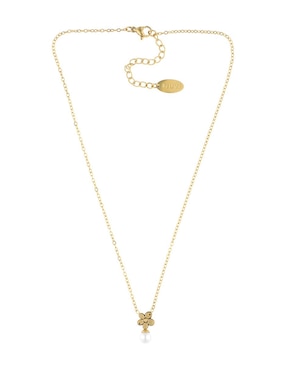 Collar con dije de flor Nuvi