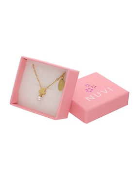 Collar con dije de flor Nuvi