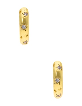 Aretes Nuvi con acabado brillante