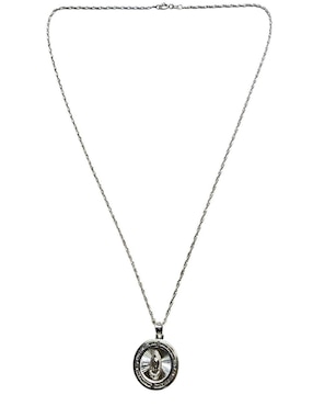 Medalla y cadena virgen de guadalupe Limerence By Claudia Herrera de plata P 925