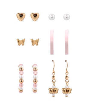 Set de aretes Claire´S con acabado brillante