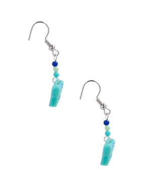 Aretes largos de mariposa Claire´s con acabado brillante