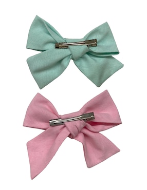 Set de 2 piezas moños para cabello Fiorella con aplicación broche